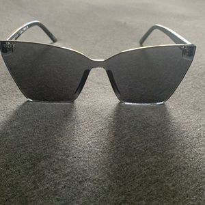 DIFF Goldie Black frame Dark smoke lens